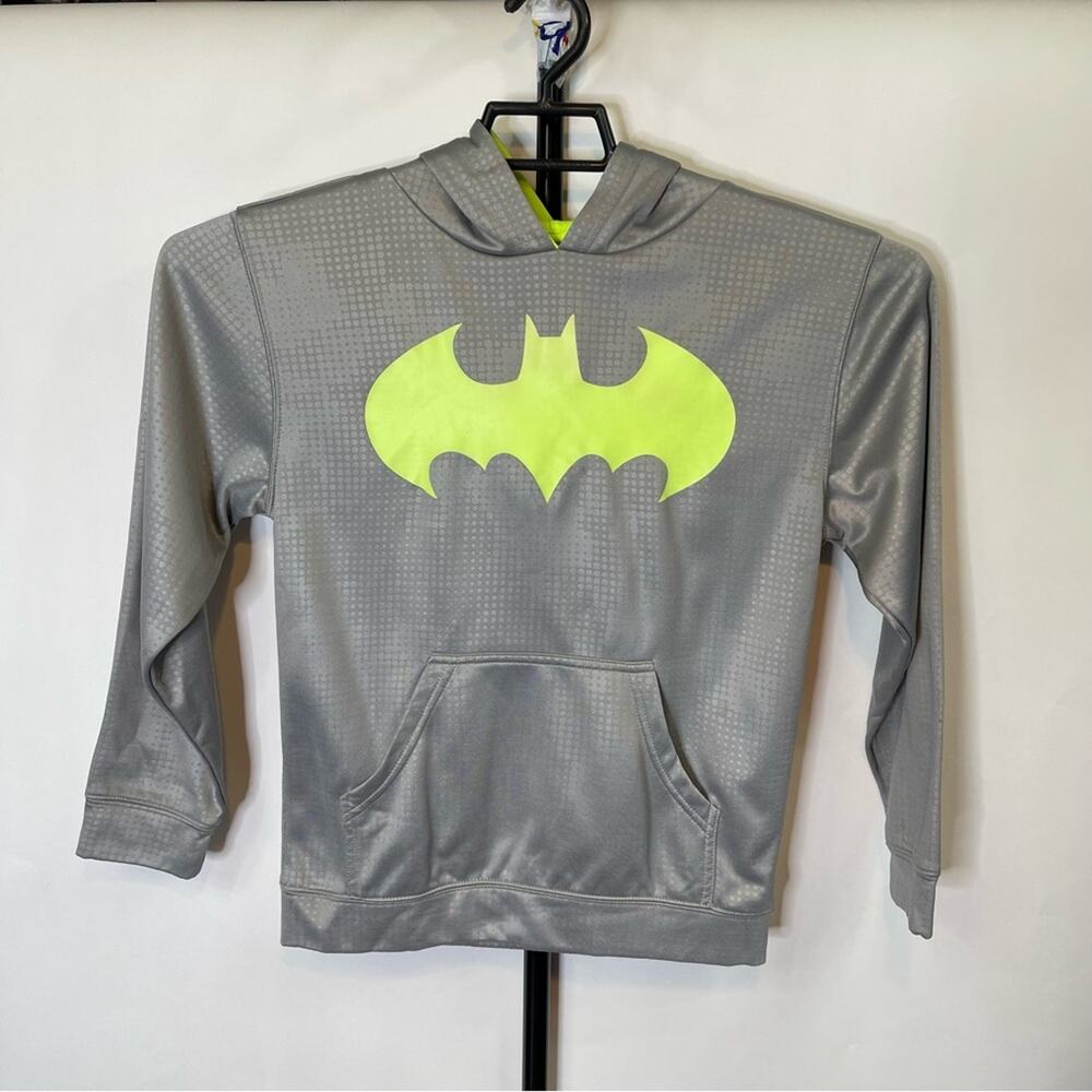 Batman Logo Grey Hoodie Size Medium Boys